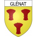 Pegatinas escudo de armas de Glénat adhesivo de la etiqueta engomada