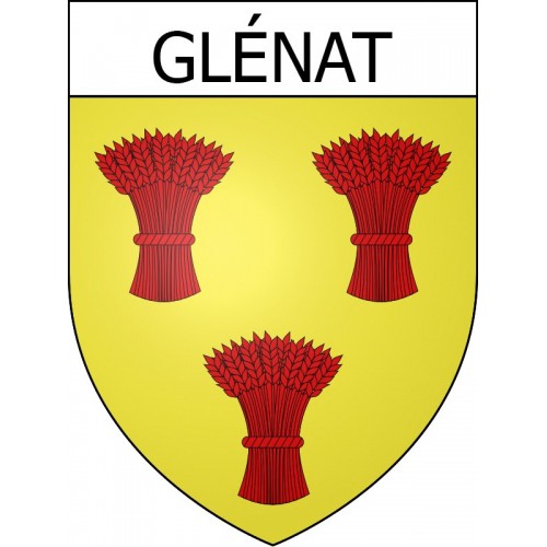 Glénat Sticker wappen, gelsenkirchen, augsburg, klebender aufkleber