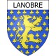 Stickers coat of arms Lanobre adhesive sticker