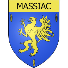 Stickers coat of arms Massiac adhesive sticker