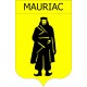 Mauriac Sticker wappen, gelsenkirchen, augsburg, klebender aufkleber