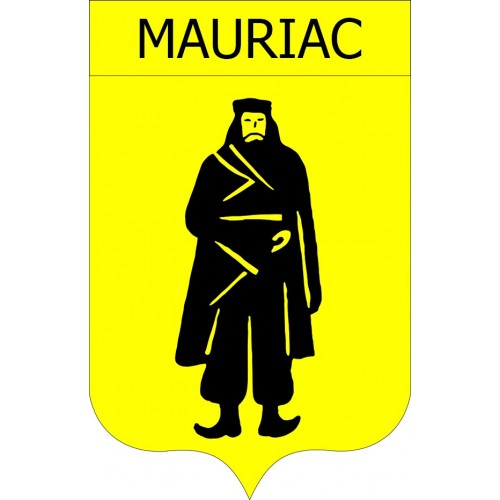 Mauriac 15 ville Stickers blason autocollant adhésif
