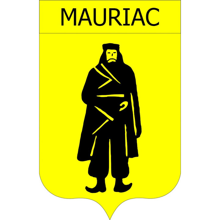 Mauriac 15 ville Stickers blason autocollant adhésif