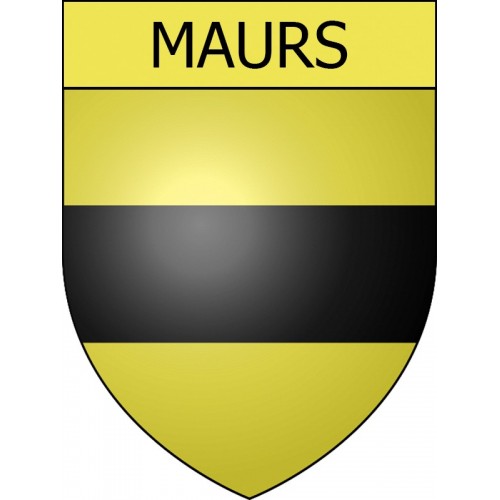 Pegatinas escudo de armas de Maurs adhesivo de la etiqueta engomada