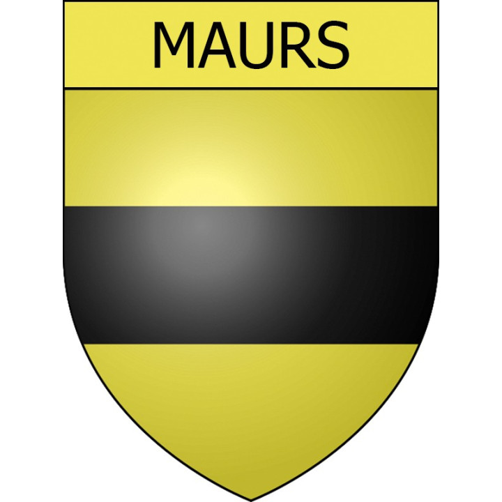 Pegatinas escudo de armas de Maurs adhesivo de la etiqueta engomada