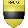 Maurs 15 ville Stickers blason autocollant adhésif