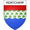 Adesivi stemma Montchamp adesivo