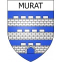 Murat 15 ville Stickers blason autocollant adhésif