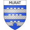 Pegatinas escudo de armas de Murat adhesivo de la etiqueta engomada