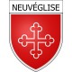 Adesivi stemma Neuvéglise adesivo