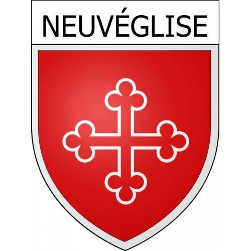 Stickers coat of arms Neuvéglise adhesive sticker