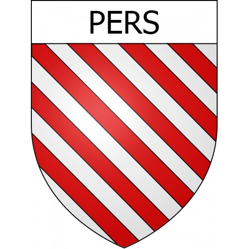 Pers 15 ville Stickers blason autocollant adhésif