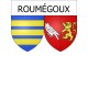 Adesivi stemma Roumégoux adesivo