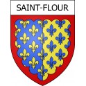 Saint-Flour Sticker wappen, gelsenkirchen, augsburg, klebender aufkleber
