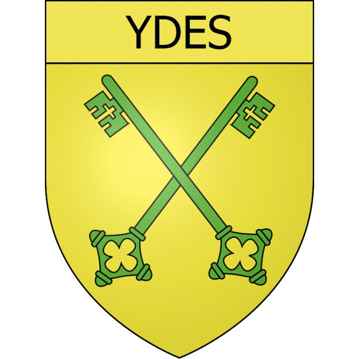 Ydes Sticker wappen, gelsenkirchen, augsburg, klebender aufkleber