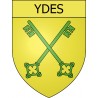 Stickers coat of arms Ydes adhesive sticker