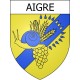 Aigre 16 ville Stickers blason autocollant adhésif