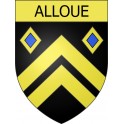 Stickers coat of arms Alloue adhesive sticker