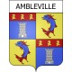 Stickers coat of arms Ambleville adhesive sticker