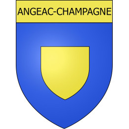 Angeac-Champagne 16 ville Stickers blason autocollant adhésif