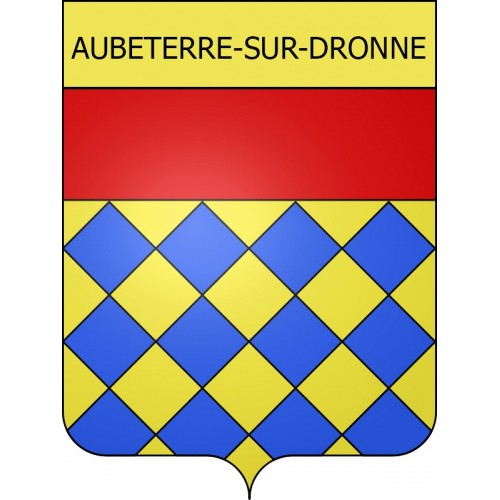 Aubeterre-sur-Dronne 16 ville Stickers blason autocollant adhésif