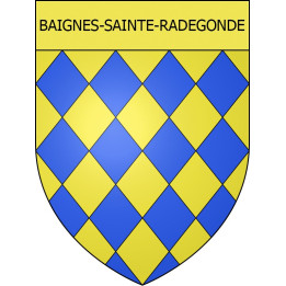 Stickers coat of arms Baignes-Sainte-Radegonde adhesive sticker
