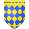 Baignes-Sainte-Radegonde 16 ville Stickers blason autocollant adhésif