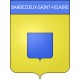 Pegatinas escudo de armas de Barbezieux-Saint-Hilaire adhesivo de la etiqueta engomada