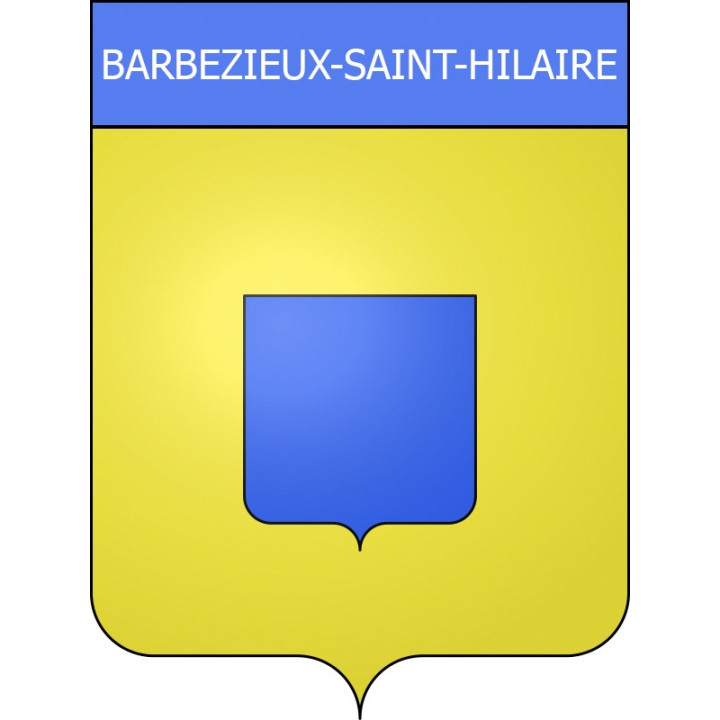 Barbezieux-Saint-Hilaire Sticker wappen, gelsenkirchen, augsburg, klebender aufkleber