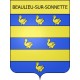 Beaulieu-sur-Sonnette 16 ville Stickers blason autocollant adhésif