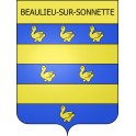 Beaulieu-sur-Sonnette 16 ville Stickers blason autocollant adhésif