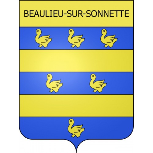 Adesivi stemma Beaulieu-sur-Sonnette adesivo