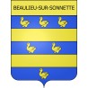 Beaulieu-sur-Sonnette 16 ville Stickers blason autocollant adhésif