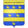 Stickers coat of arms Beaulieu-sur-Sonnette adhesive sticker