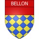Pegatinas escudo de armas de Bellon adhesivo de la etiqueta engomada