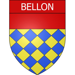 Bellon Sticker wappen, gelsenkirchen, augsburg, klebender aufkleber