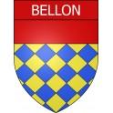 Bellon 16 ville Stickers blason autocollant adhésif