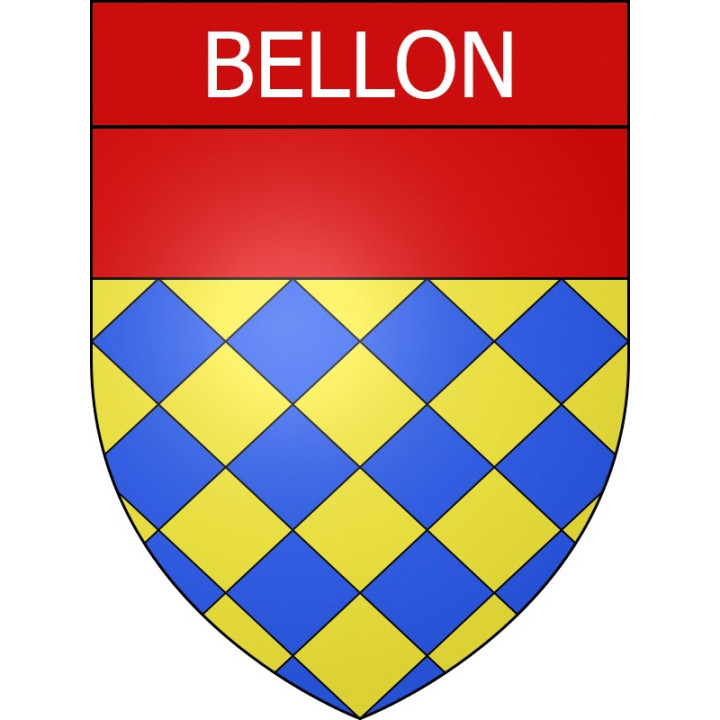 Bellon Sticker wappen, gelsenkirchen, augsburg, klebender aufkleber