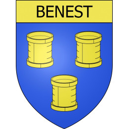 Benest 16 ville Stickers blason autocollant adhésif