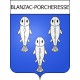 Adesivi stemma Blanzac-Porcheresse adesivo