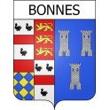 Stickers coat of arms Bonnes adhesive sticker