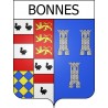Bonnes Sticker wappen, gelsenkirchen, augsburg, klebender aufkleber