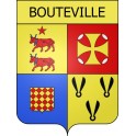 Stickers coat of arms Bouteville adhesive sticker
