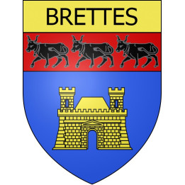 Brettes Sticker wappen, gelsenkirchen, augsburg, klebender aufkleber