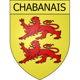 Chabanais 16 ville Stickers blason autocollant adhésif