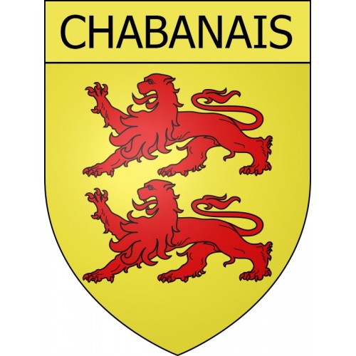 Chabanais 16 ville Stickers blason autocollant adhésif