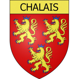 Stickers coat of arms Chalais adhesive sticker