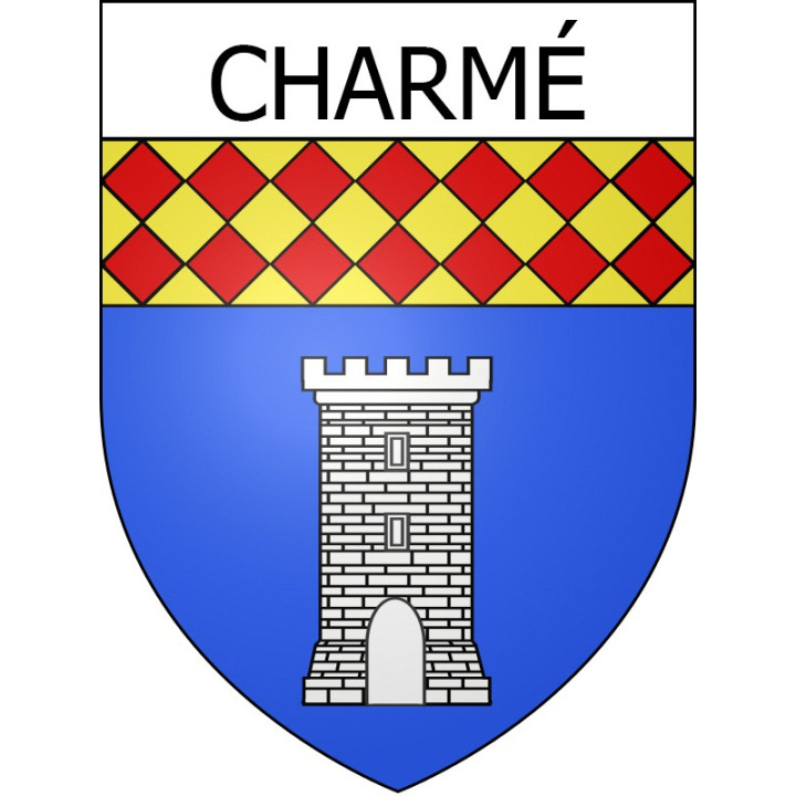 Stickers coat of arms Charmé adhesive sticker