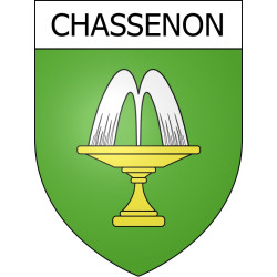 Adesivi stemma Chassenon adesivo