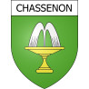 Adesivi stemma Chassenon adesivo